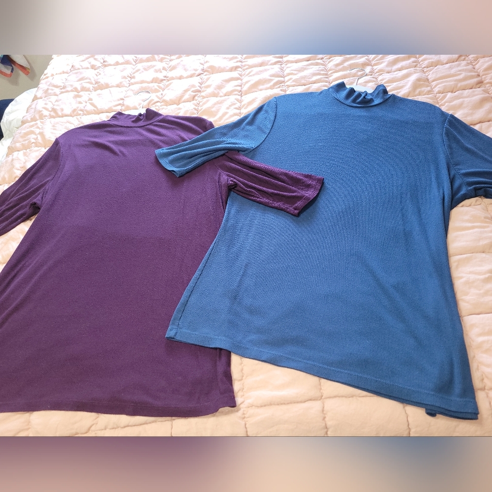 Lane Bryant Mock Neck Tops